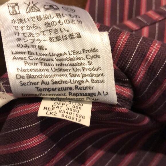 Eddie Bauer Preppy Academia Professional Wrinkle Resistant Long Sleeve Shirt - Picture 7 of 7